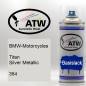 Preview: BMW-Motorcycles, Titan Silver Metallic, 354: 400ml Sprühdose, von ATW Autoteile West.